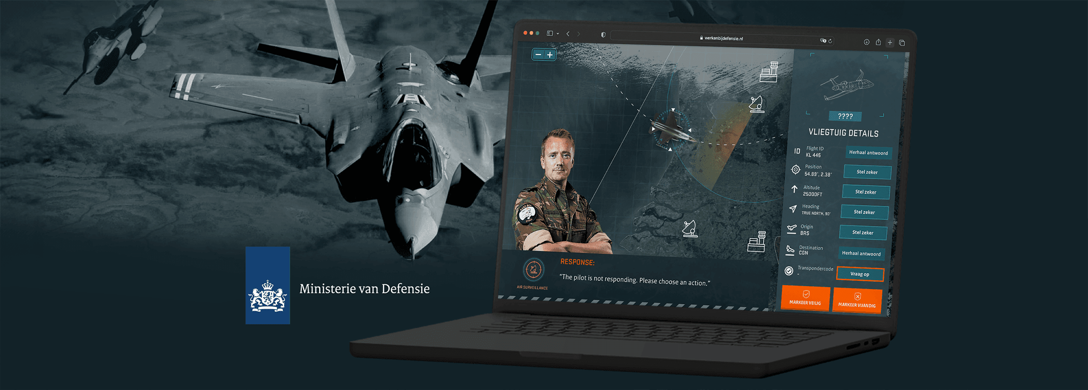 Air Combat Command: Defend Dutch airspace in this exciting serious game