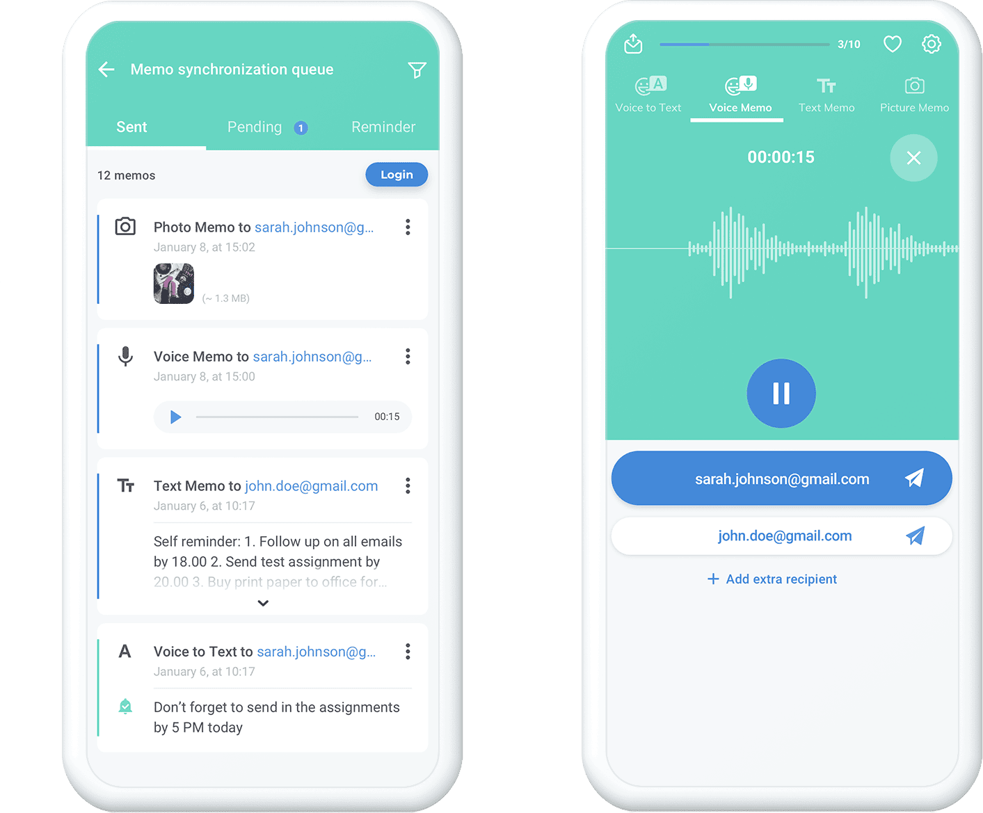 voorbeeld native app
